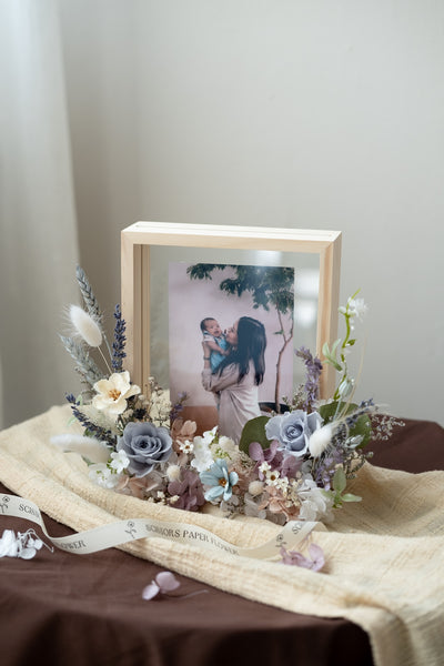 Lavender Sky - Large Flower Frame