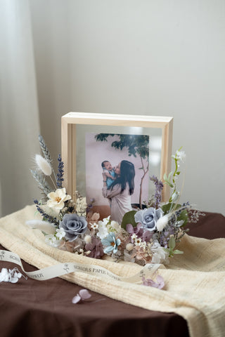 Lavender Sky - Large Flower Frame
