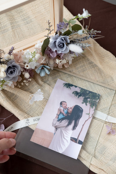 Lavender Sky - Large Flower Frame