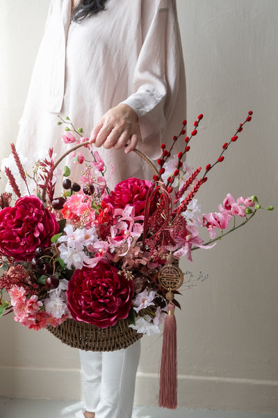 Abundance Glow Woven Basket - 盛樱鸿运